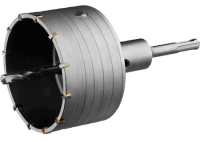 Коронка по бетону SDS Plus 90мм в сборе с державкой