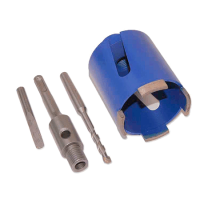 АЛМАЗНАЯ КОРОНКА БЕЗУДАРНАЯ ДЛЯ ПЕРФОРАТОРА SDS-PLUS 120мм