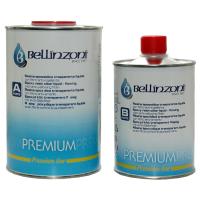 Клей эпоксидный двухкомпонентный для камня 5000 Premium Transparente A+B прозрачный жидкий 1л + 0,5л Bellinzoni