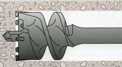 Проломной бур SDS MAX 65x550мм по бетону